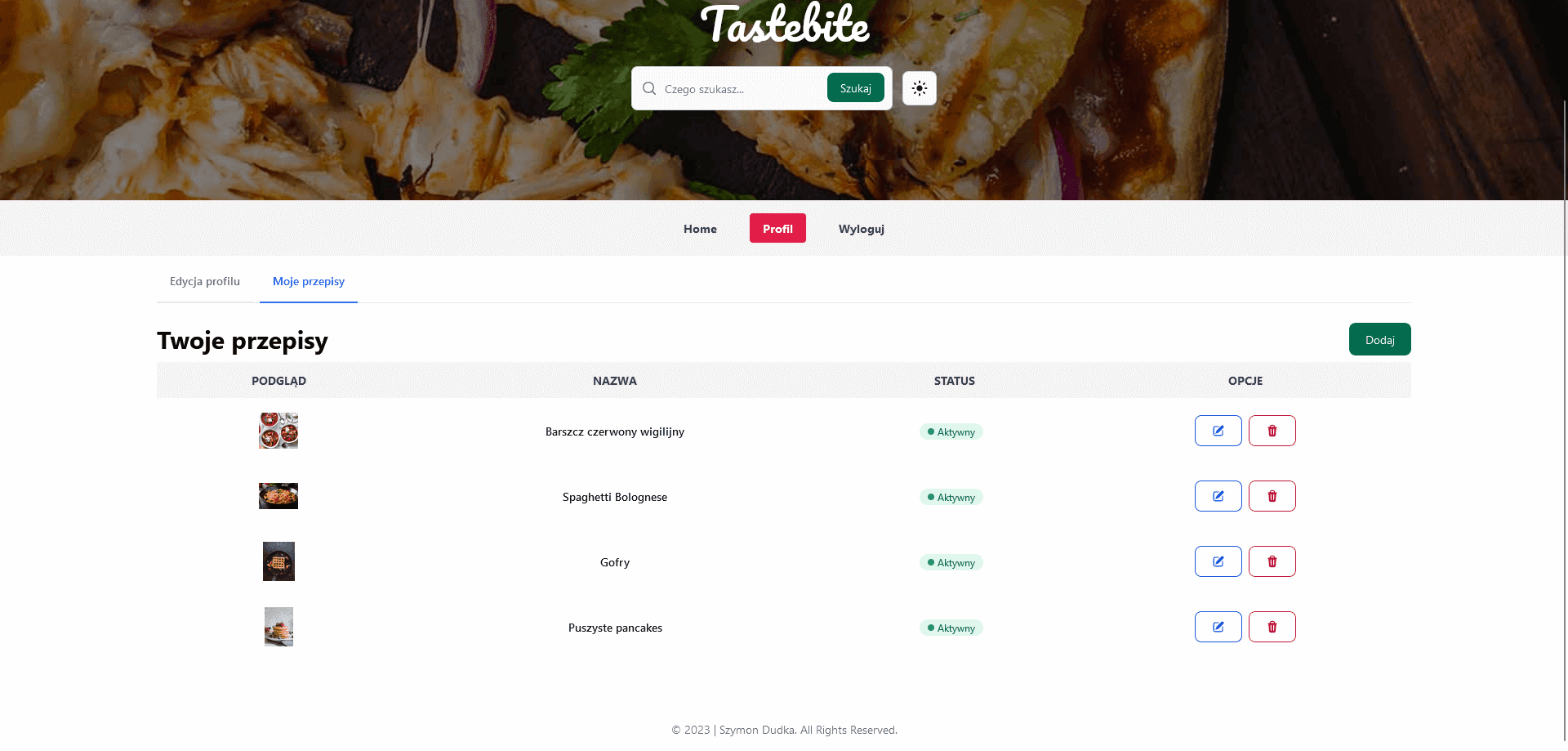 Moje przepisy